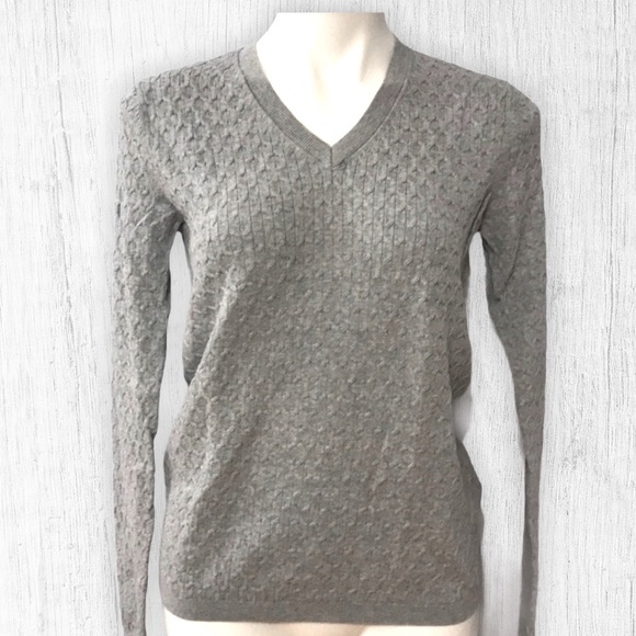 tommy hilfiger gray sweater